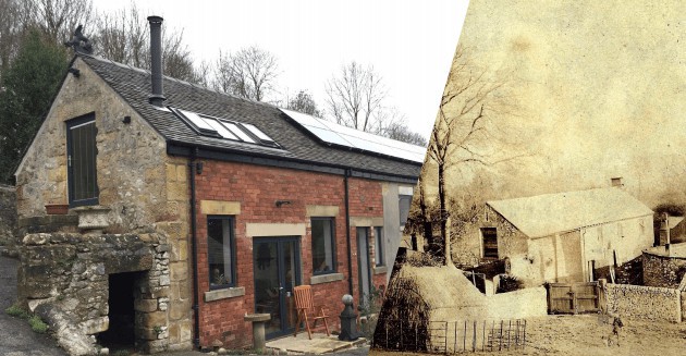 Historic barn heat pump conversion