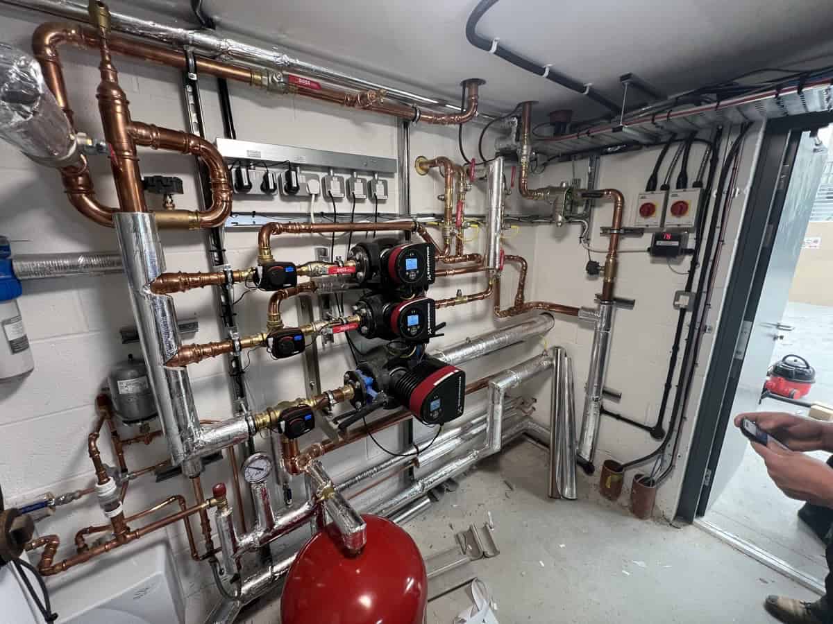 startin tractors plant room